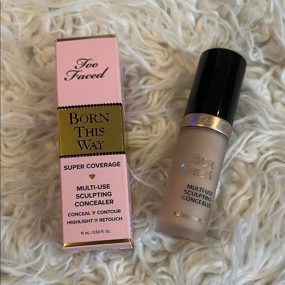 Too Faced Born This Way Multi-Use Sculpting Concealer - Cream Puff new in box